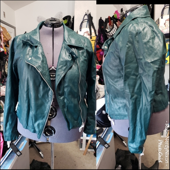 Forever 21 Jackets & Blazers - Forever21plus faux leather jacket size 3x